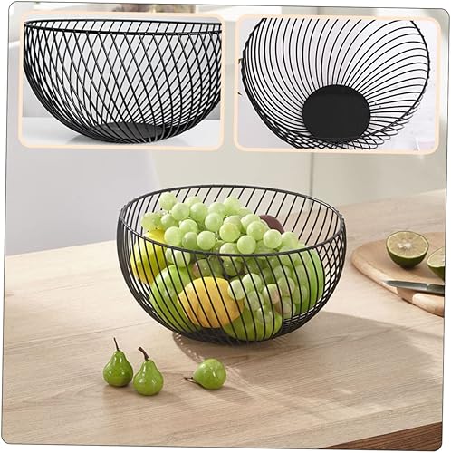 Miniatura 6 de Alipis Frutero de hierro rústico, negro, 150 oz