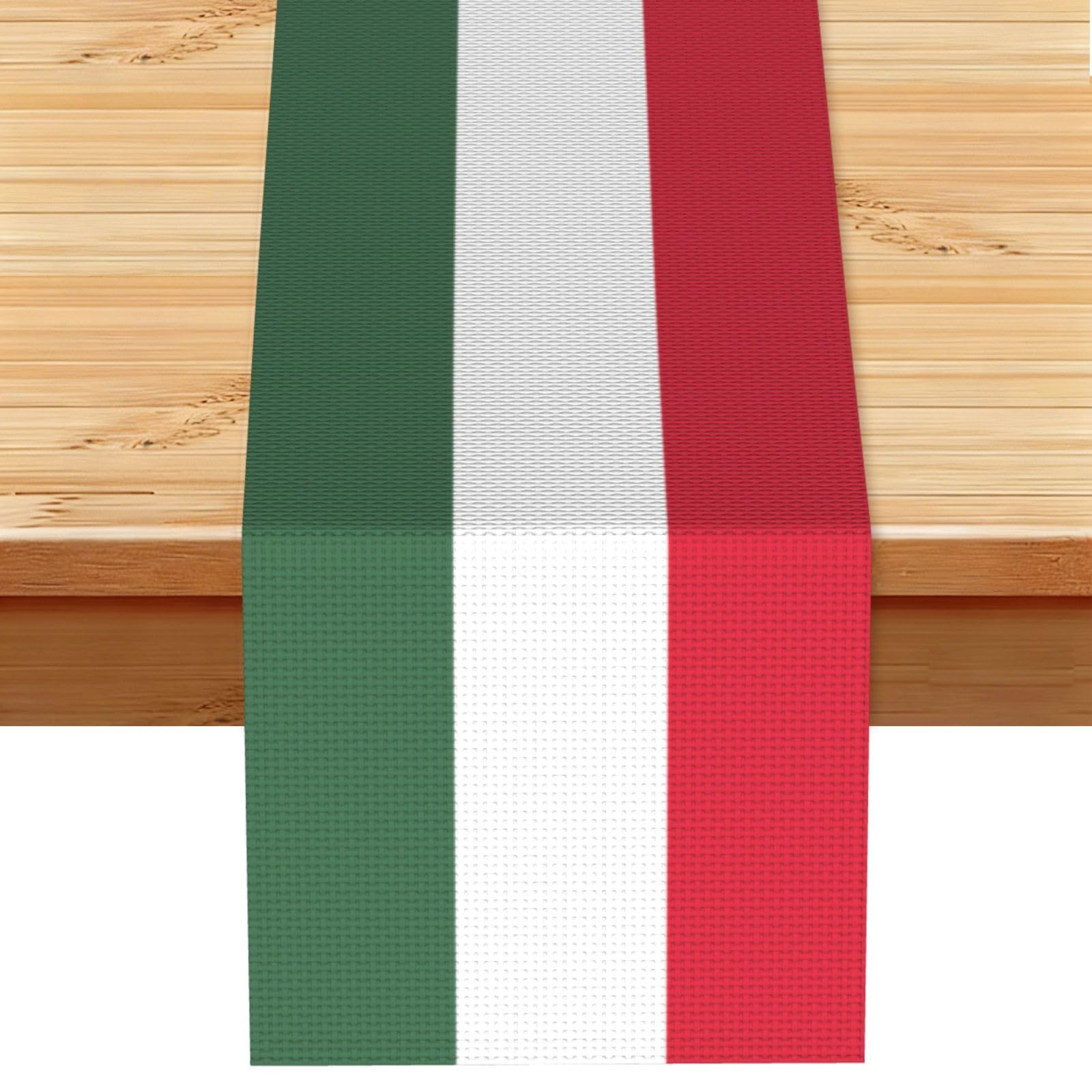Flag of Hungary Table Runner 13x72 Inch Dining Decor