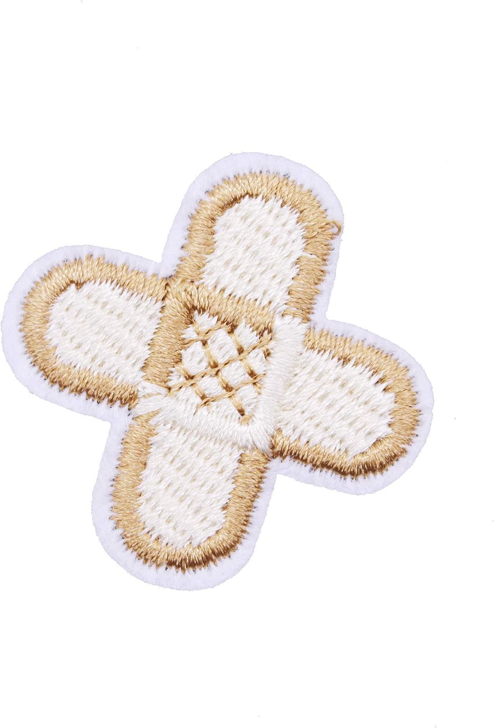 U-Sky Sew or Iron on Embroidered Patches | Adorable Mini Size Band-Aid Design with Stitch Details | Cute Medical Theme | DIY Fans Kids | Clothing Bags Accessories | 1.2"x1.2" 9PCs Pack image 2