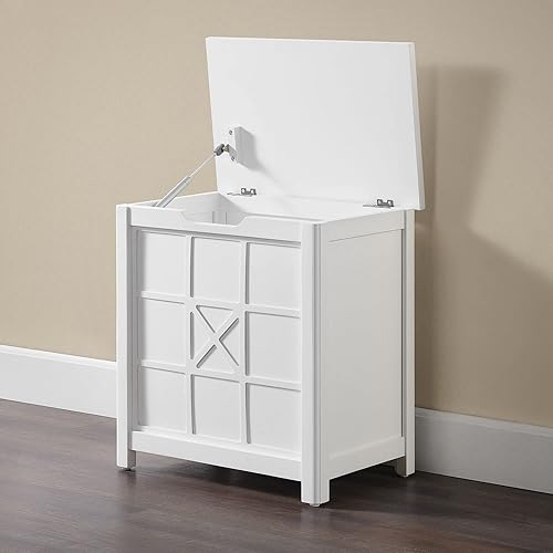 Miniatura 2 de Cesta de ropa de lujo, 19 pulgadas de ancho x 12 pulgadas de profundidad x 20 pulgadas de alto, perfecta para lavandería, ropa de cama o juguetes,