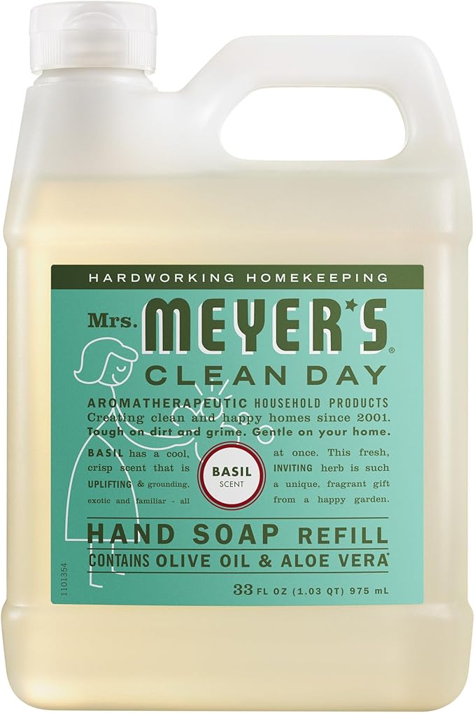 Mrs. Meyer's Clean Day Hand Soap 33 fl oz (Basil)