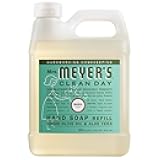 MRS. MEYER'S CLEAN DAY Hand Soap Refill, Made with Essential Oils, Basil, 33 fl. oz