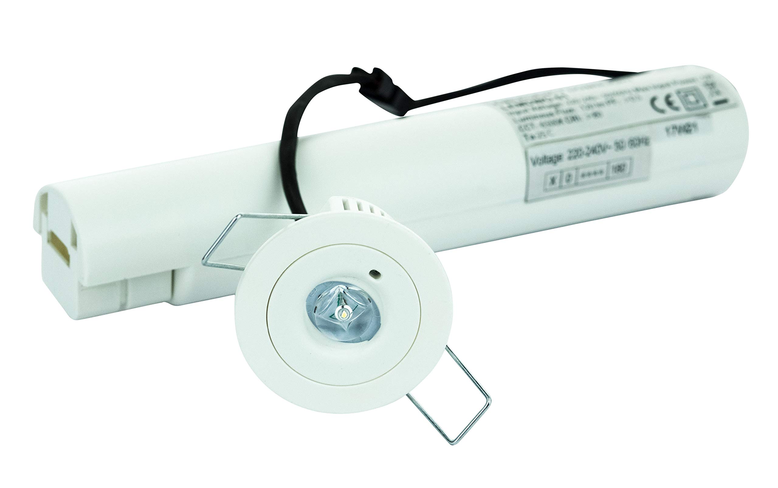 Tempus Recessed Emergency Downlight 1W, Corridor Optic
