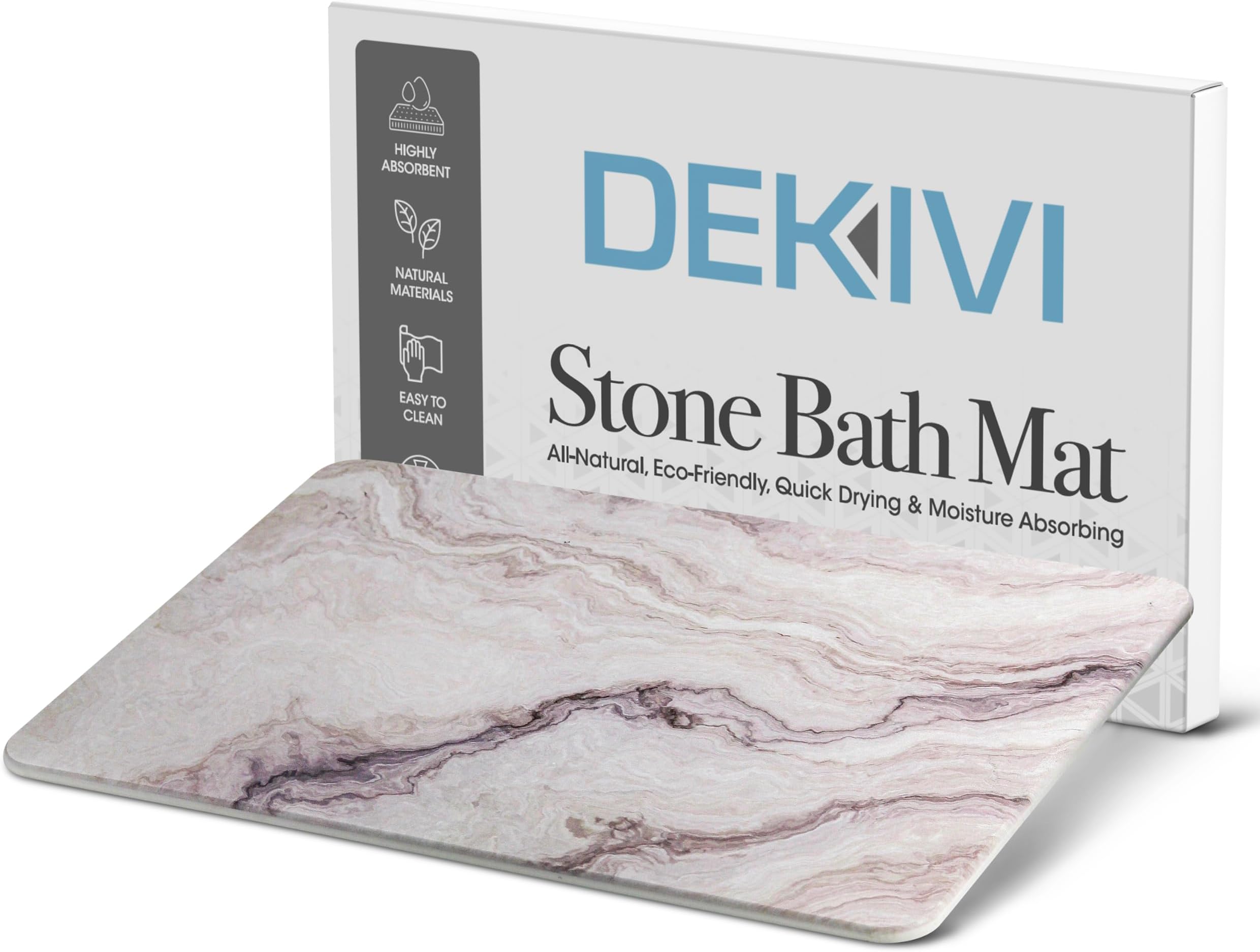 Amazon.com: Quick Dry Stone Bath Mat - Stone Drying Mat for Kitchen ...