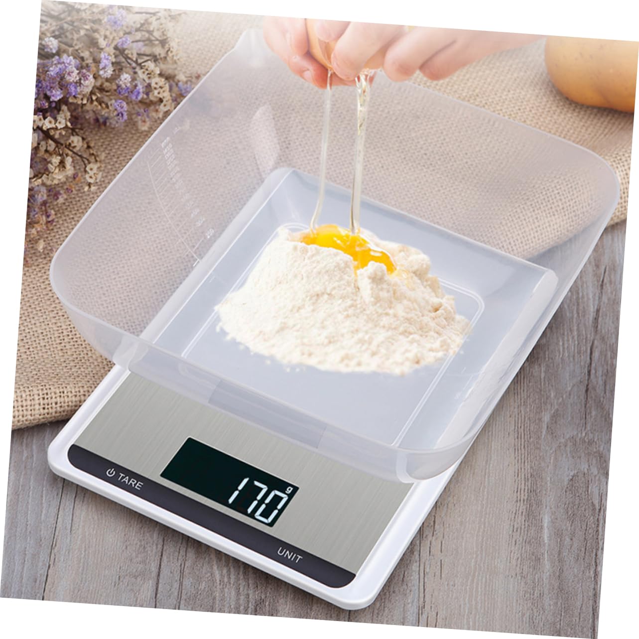 Alipis 1pc High Precision Kitchen Scale Stainless Steel Weighing Scale Measurement Random Color for Cooking and Baking Random Color