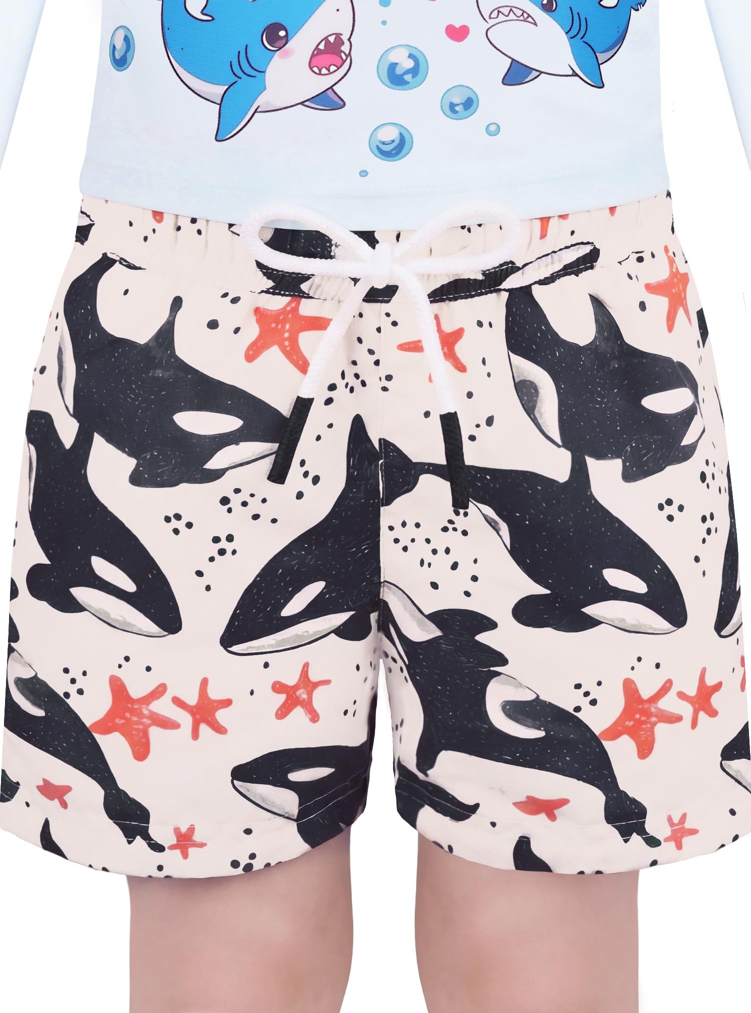 BliBliTaTa Jungen Badeshorts Schnelltrocknend mit Stretch-Kompressionsfutter, Strandshorts für Kleinkinder, Größe 2 Jahre bis 6 7 8 10 12 14 16