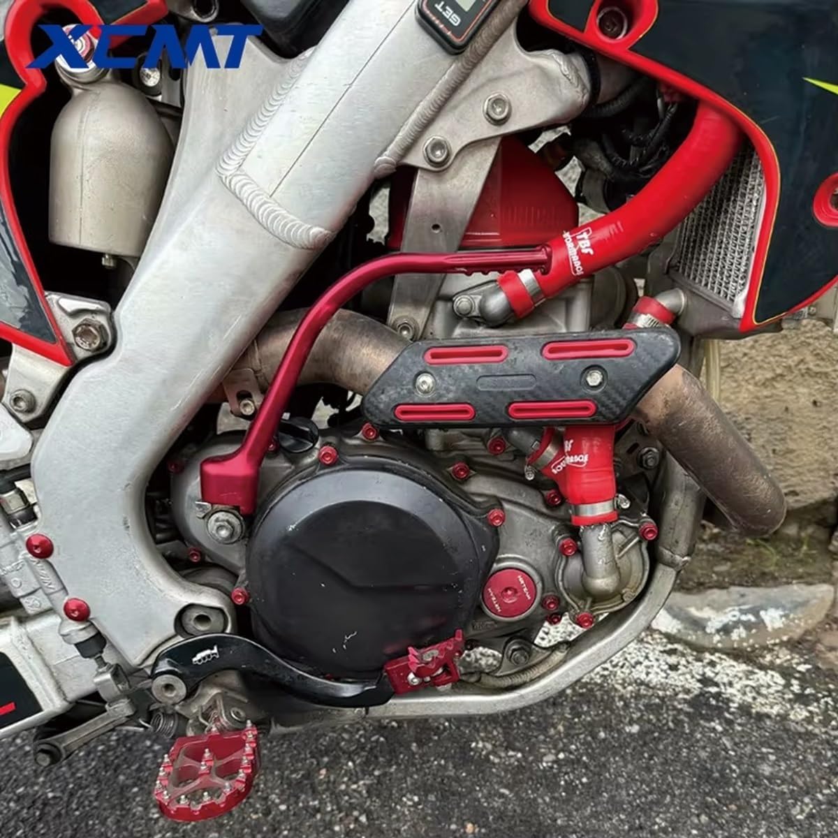 motocykl starter Kuty Pedał Dźwigni Rozrusznika(101 Red)