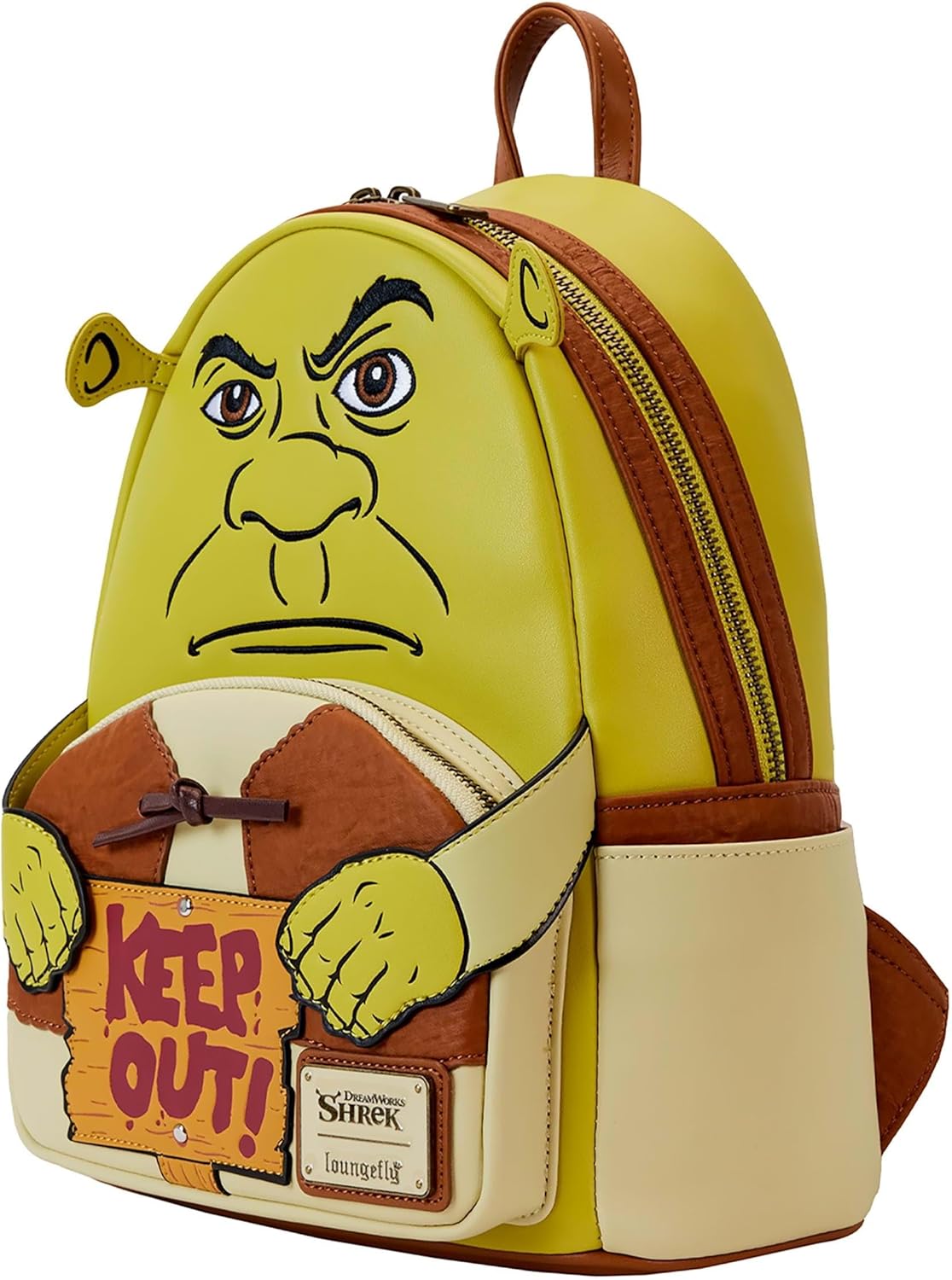 Loungefly Dreamworks Shrek Keep Out Cosplay Mini Backpack Backpacks Standard