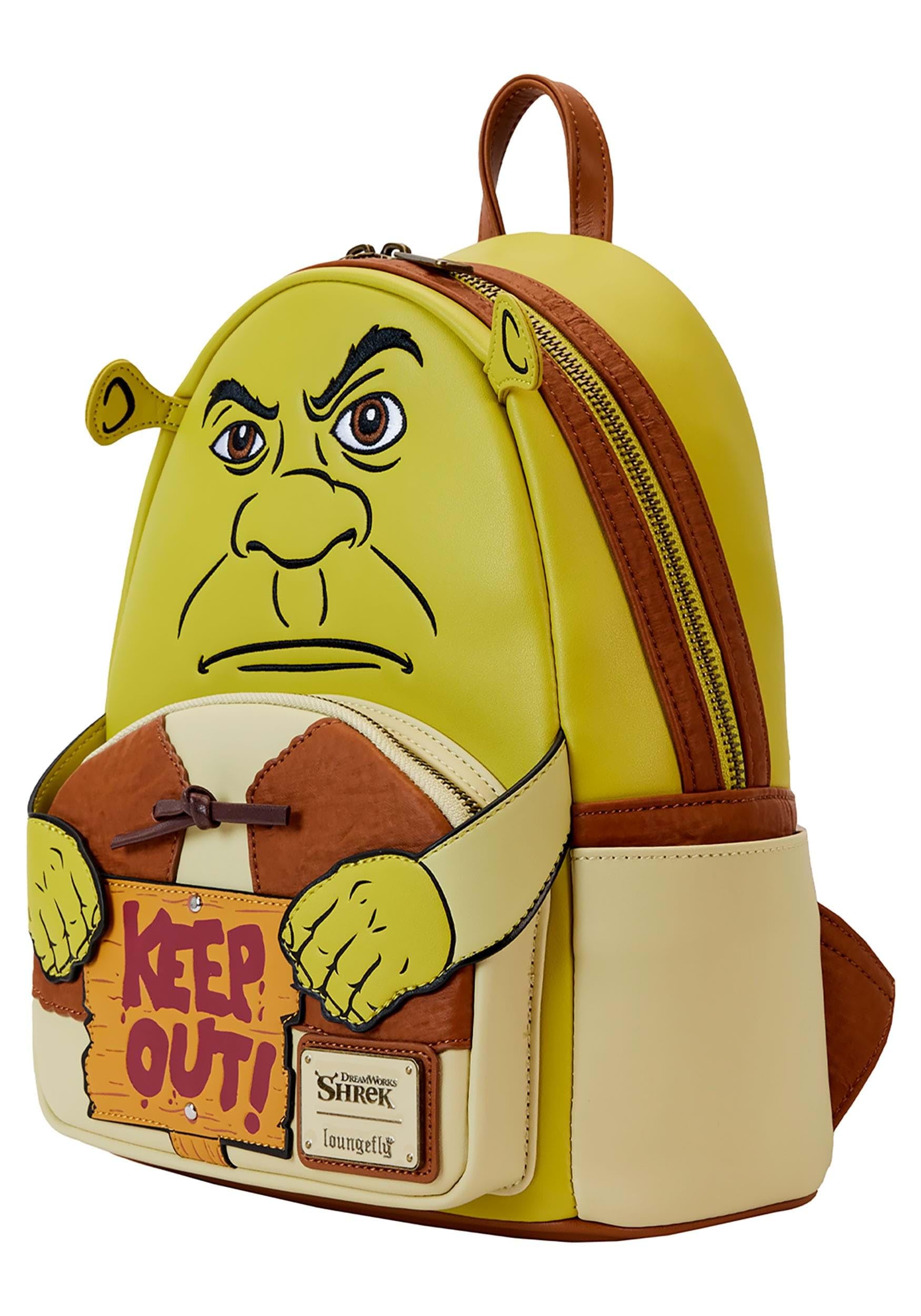 Loungefly Dreamworks Shrek Keep Out Cosplay Mini Backpack Backpacks Standard