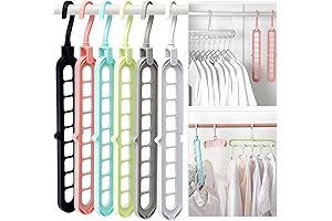 6-Pack Space-Saving Magic Hangers: The Ultimate Closet Organizer