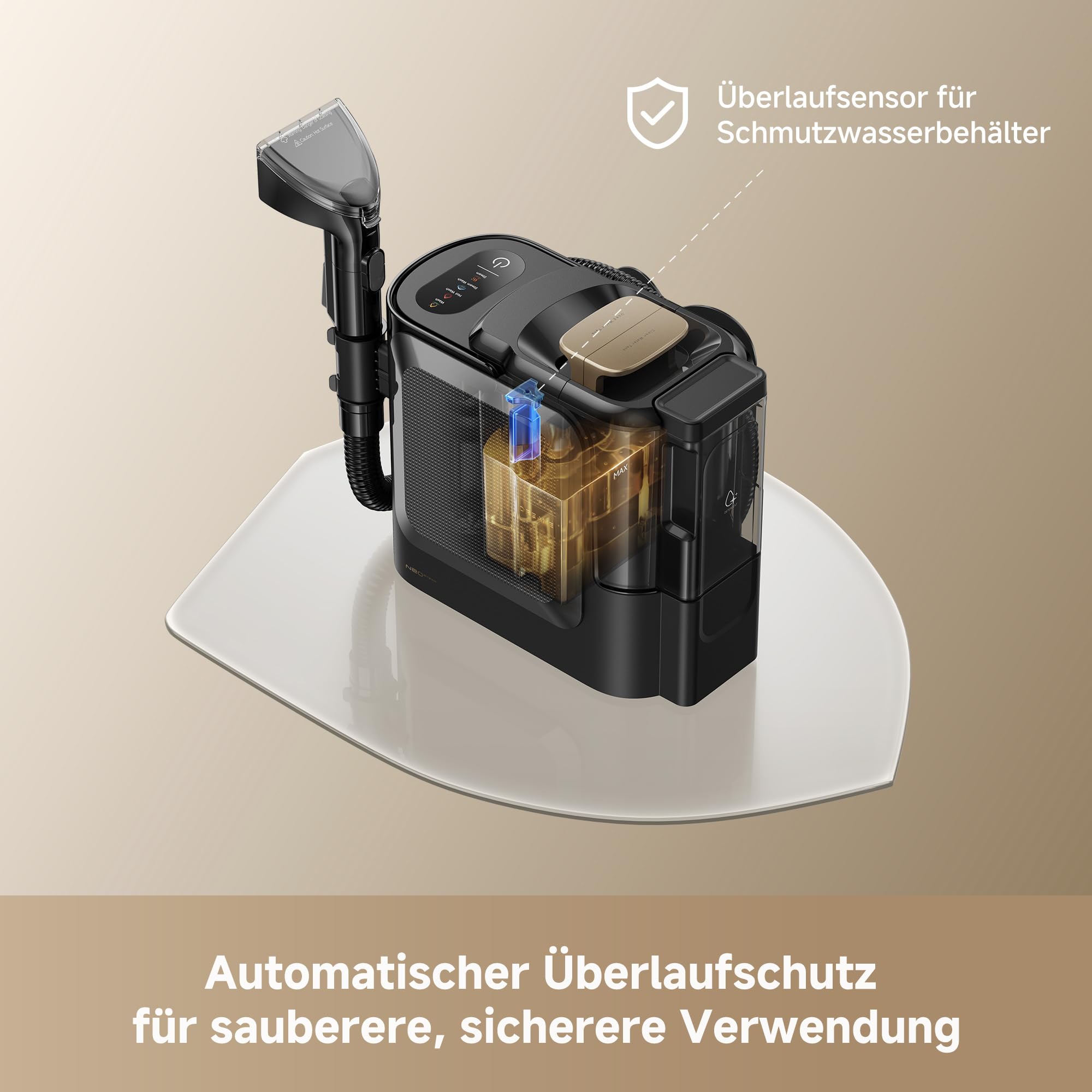 DREAME N20 Steam, tragbarer Fleckenreiniger für Teppiche, 100 °C Dampf