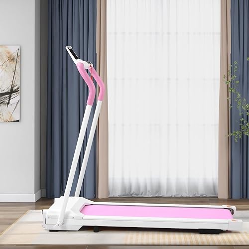 Miniatura 2 de FRITHJILL Caminadora plegable, portátil eléctrica motorizada caminadora para correr la máquina de ejercicio compacta para gimnasio en casa, no