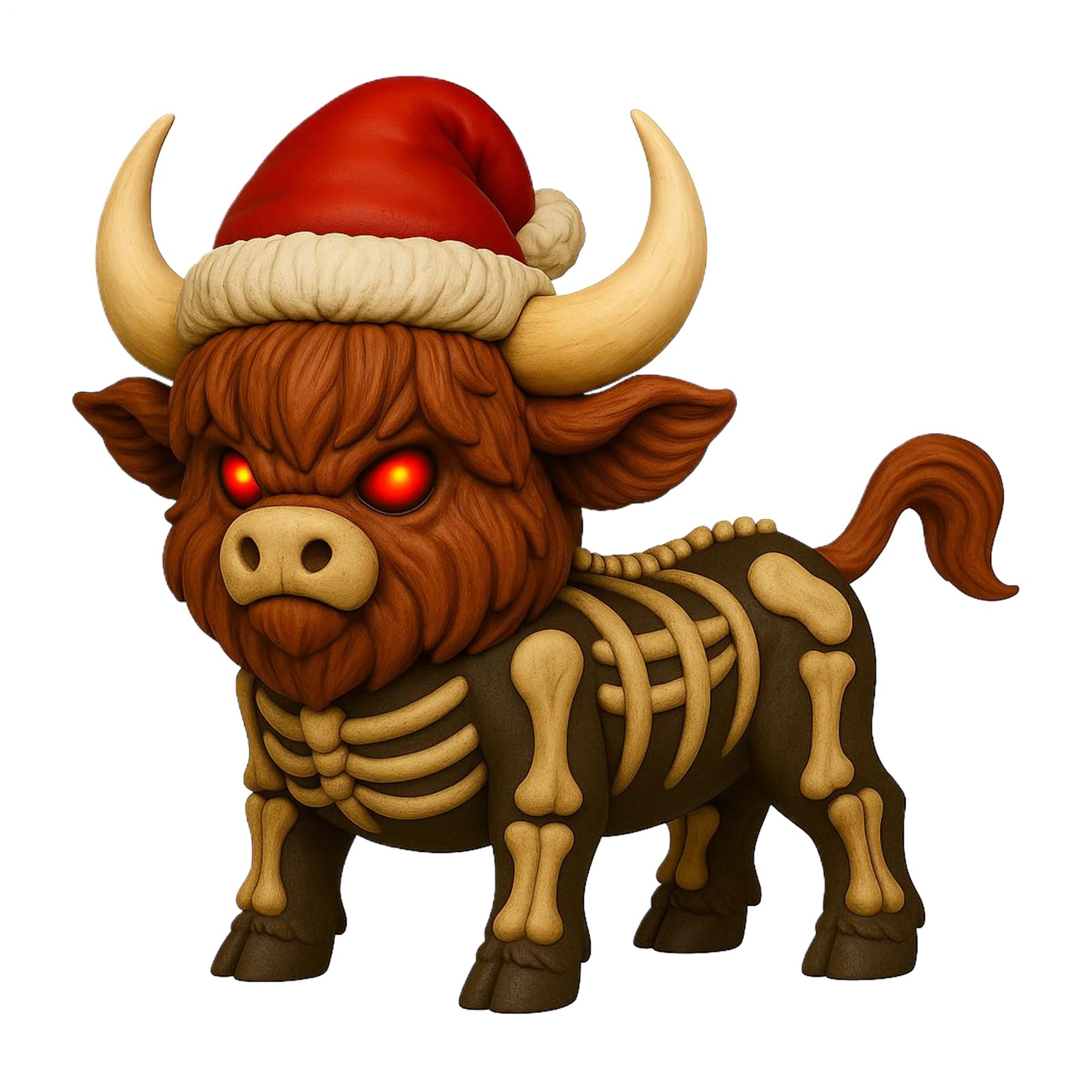 Figurines de vache en résine avec bonnet de Noël pour décoration intérieure et jardin
