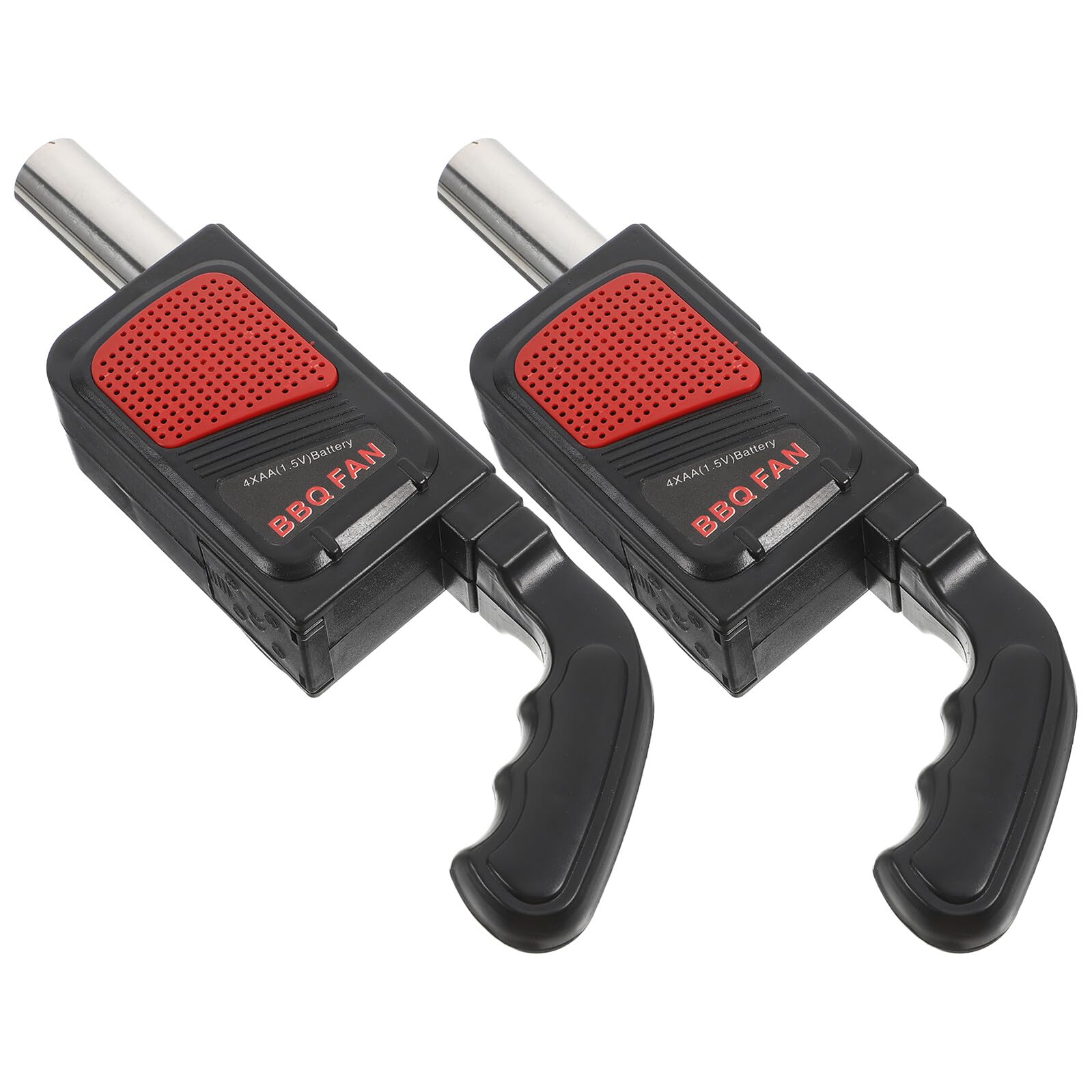2 pezzi Soffiatore Elettrico Portatile per Barbecue Ventola Batteria per Accensione Rapida Strumento Compatto per Campeggio e Cottura All Aperto