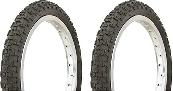 2 Bike Tires 16 x 2.125 Black/Black Side Wall HF-143G.Bicycle Tires