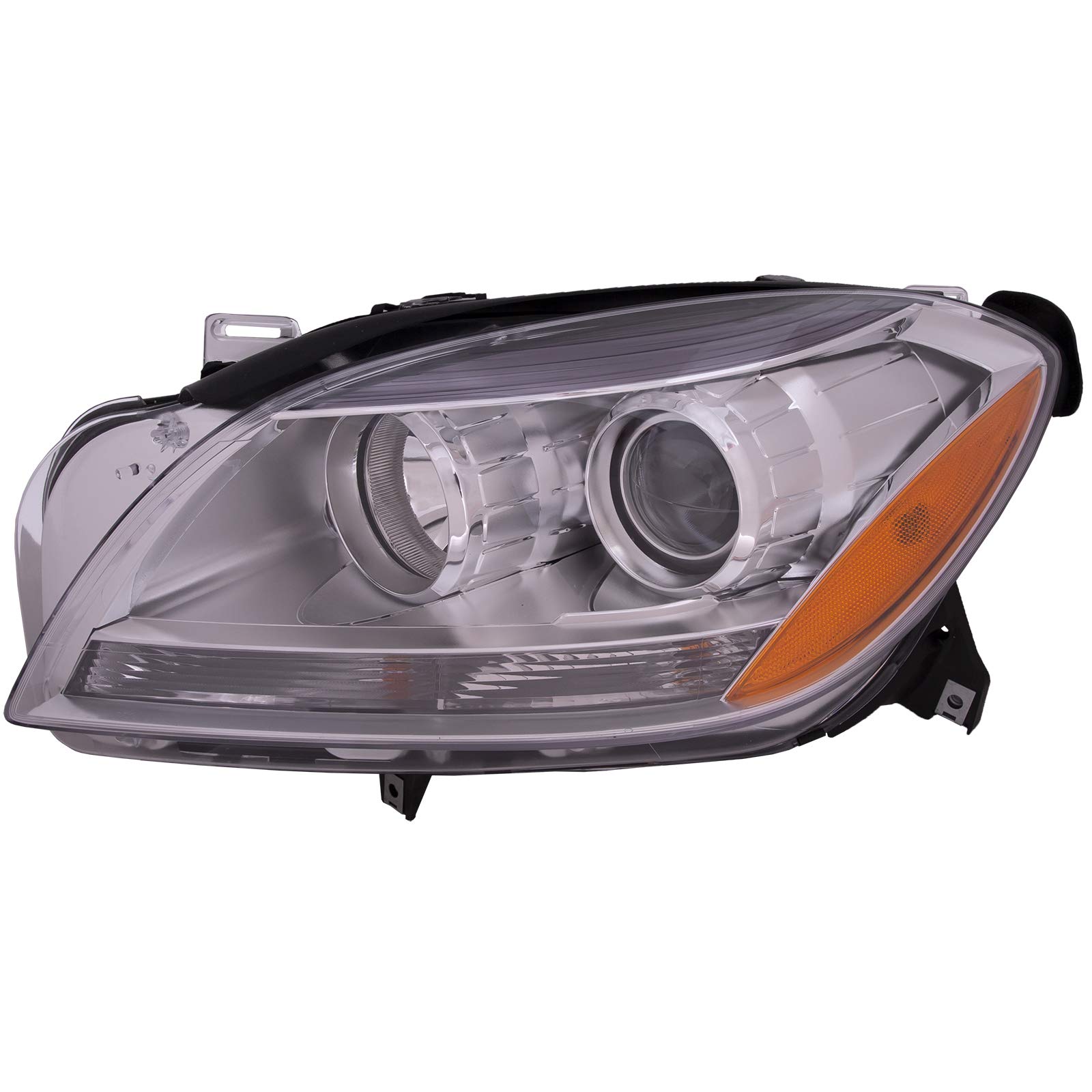 HEADLIGHTSDEPOT Headlight Halogen CAPA Left Hand Driver Compatible with Mercedes-Benz 2012-2015 ML350/ML550ML63 AMG