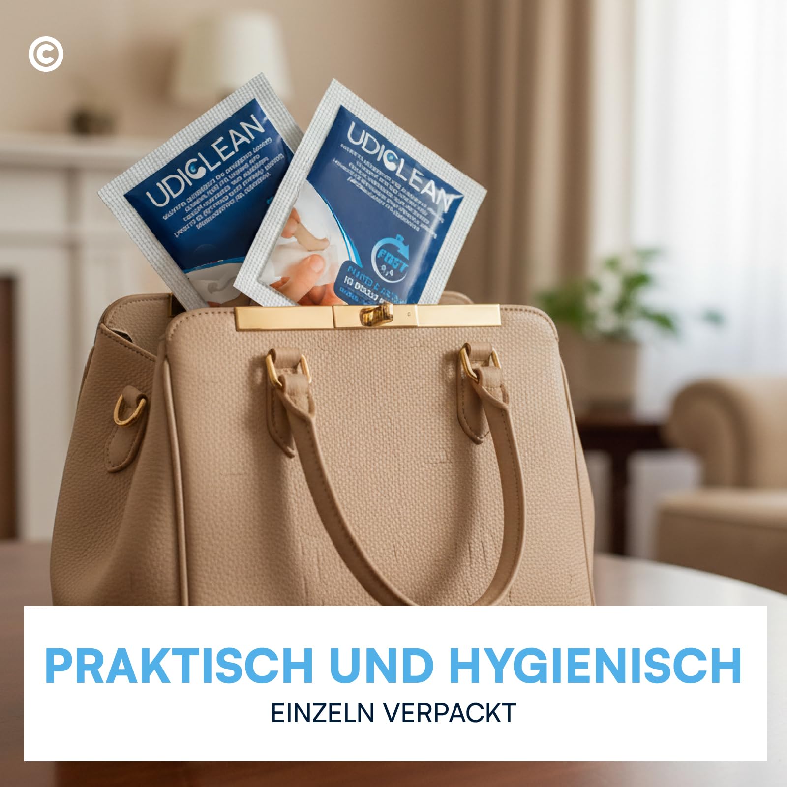 200 Reinigungstücher für Hörgeräte Udiclean - Feuchttücher Gegen Schmutz Schweiß und Fett Effektive Reinigung und Schnelle Trocknung - Einzeln Verpackt