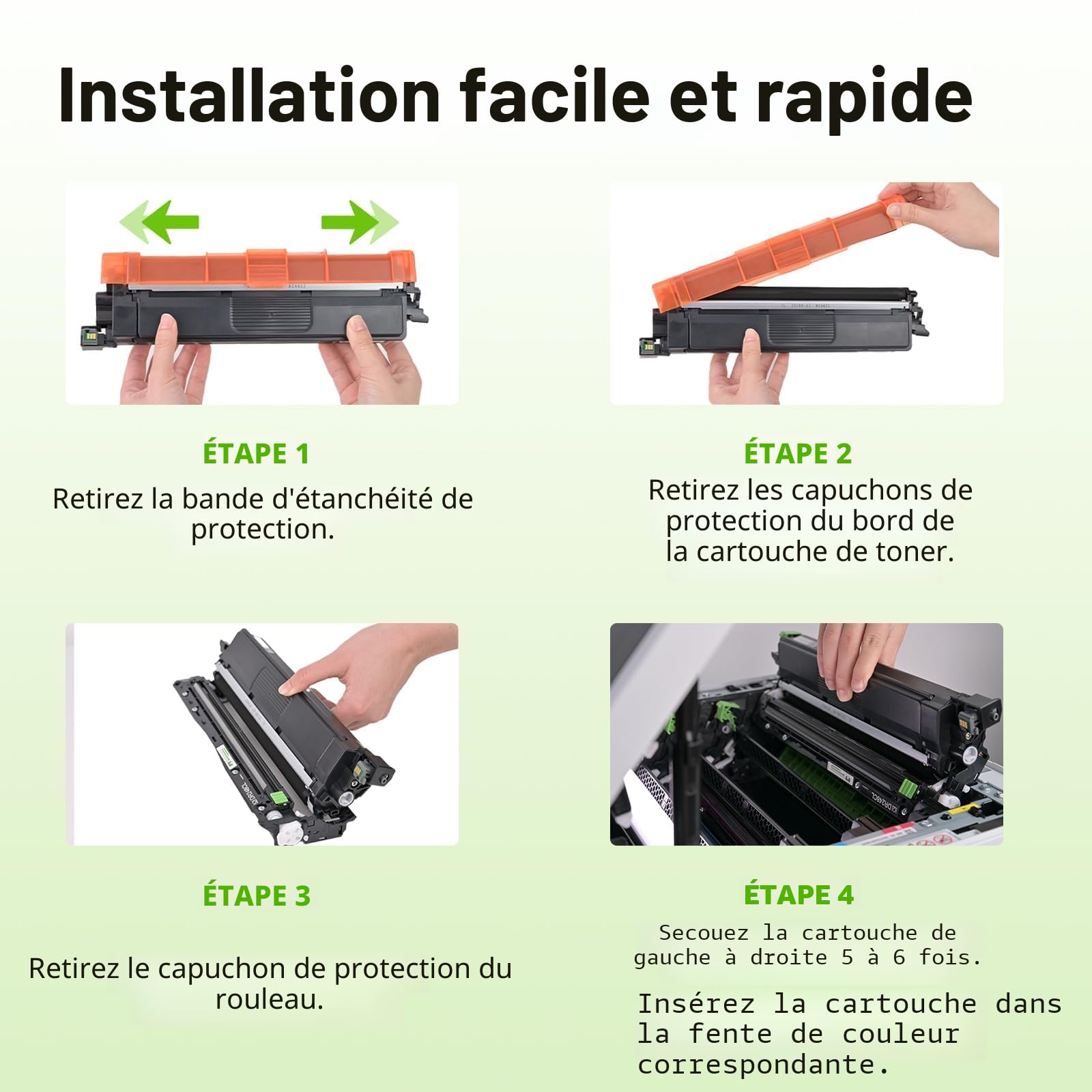 swiss toner TN248XL Lot de 5 cartouches d'encre compatibles avec Brother TN-248XL TN248 TN-248VAL pour Brother MFC-L3760CDW MFC-L3740CDW MFC-L3740CDWE DCP-L3560CDW HL-L3240CDW HL-L3220CW