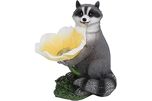 Charming Raccoon Statue: A Delightful Addition to Your Outdoor Oasis
