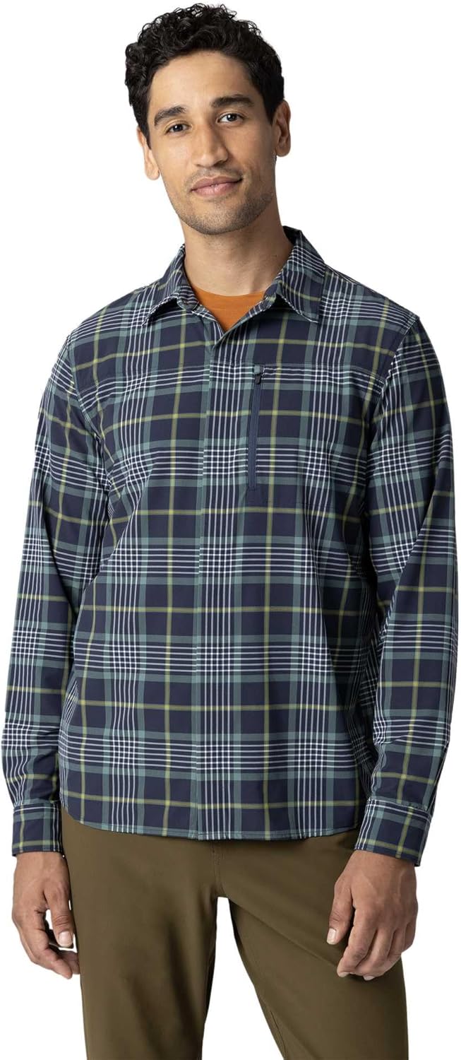 Outdoor Research Men's Astroman Long Sleeve Sun Shirt | Lightweight UPF 30+ Snap Button Hiking Top, Breathable & Stretchy