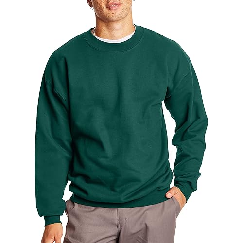 Hanes Ultimate, Heavyweight Fleece Sweatshirt, Crewneck Pullover for Men