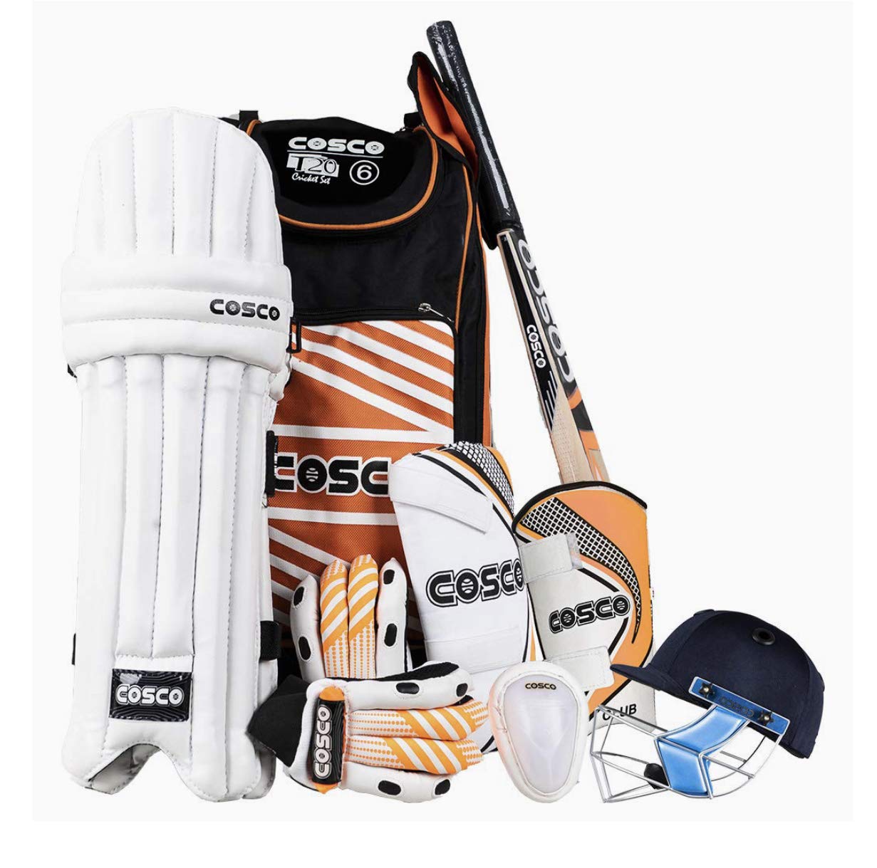 Cosco Cricket Kit Set T 20 | Complete Leather Ball Cricket Set Size-4-image-6