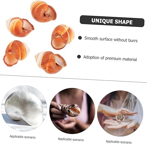 Miniatura 5 de Mipcase Escargot - Conchas de caracol decorativas de calidad alimentaria, aislamiento térmico seguro para horno, microondas, congelador, lavavajillas
