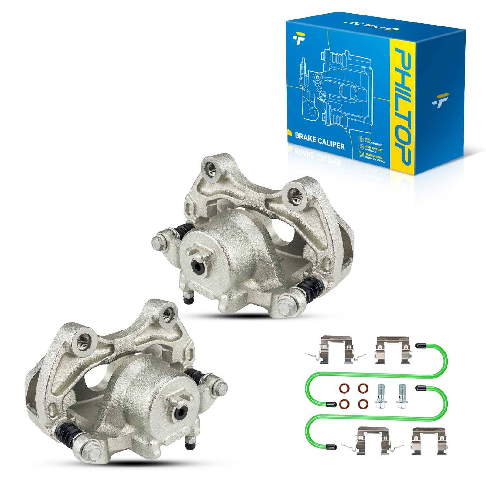 PHILTOP Front Brake Calipers for Nissan Altima Maxima INFINITI I35 2Pcs