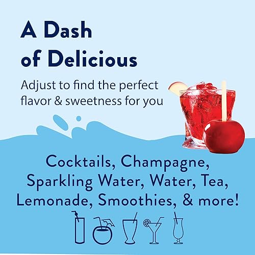 Miniatura 5 de Jordan's Skinny Mixes - Jarabe de manzana de caramelo sin azúcar, 0 calorías, 0 azúcar, 0 carbohidratos, sin gluten, apto para ceto, fabricado en