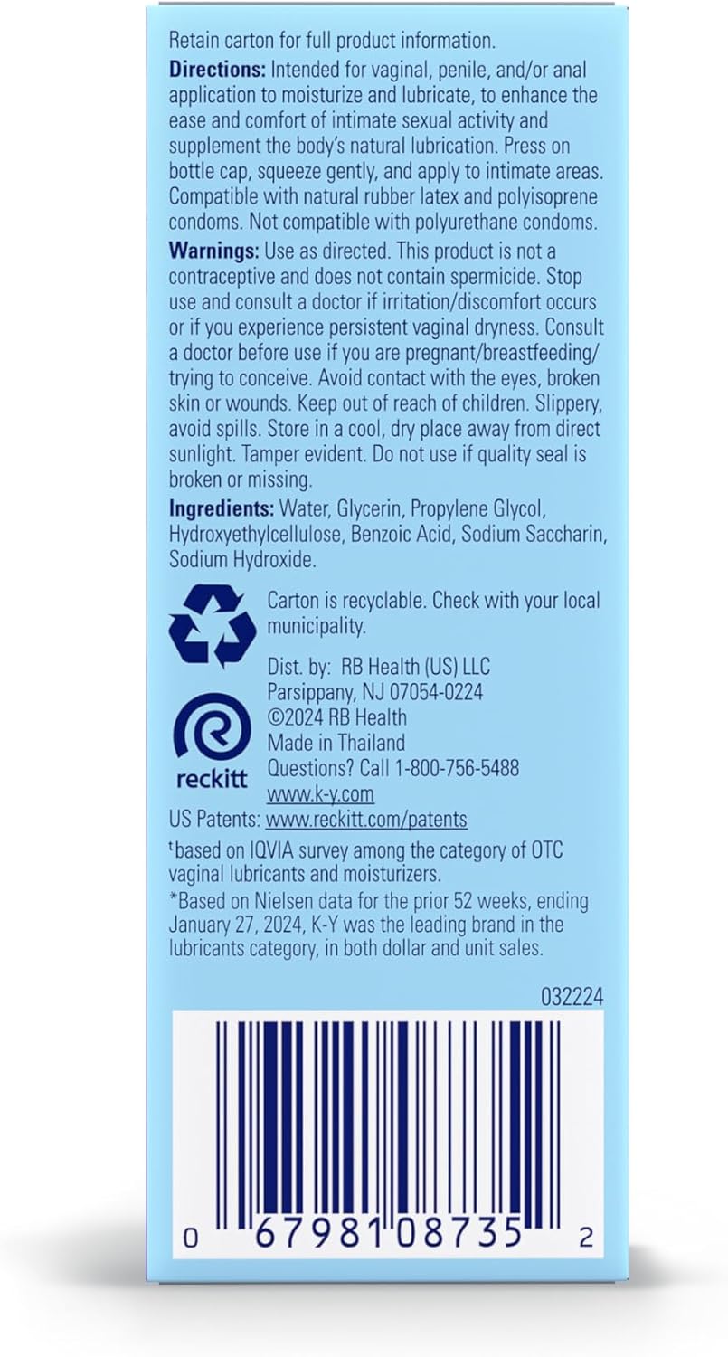 Ultragel Personal Lubricant Health Features