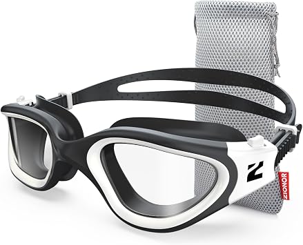ZIONOR Swim Goggles, G1 SE Swimming Goggles Anti-Fog for Adult Men Women