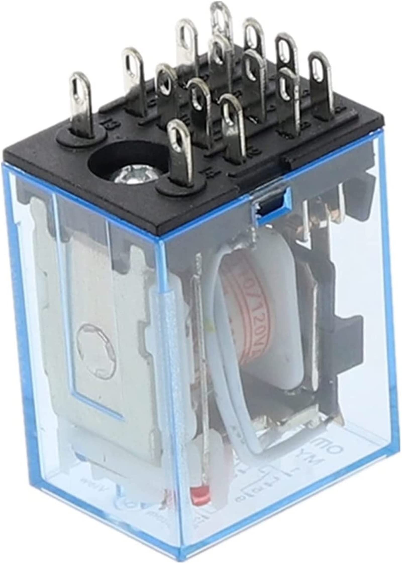 LKPEHTAGN Relay MY4NJ Coil AC12V AC24V DC12V DC24V DC36V AC110V AC220V AC380V HH54P 5A 220V Miniature Electromagnetic General Purpose