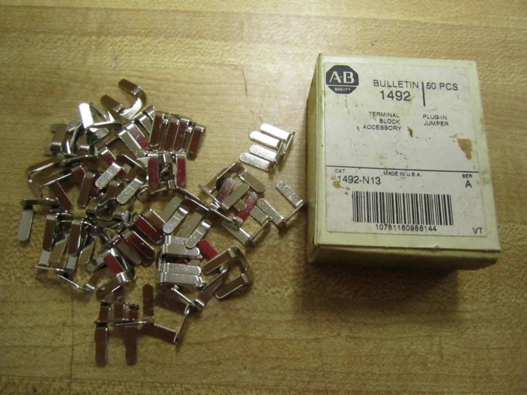 Allen Bradley 1492-N13 Plug-In Jumper 1492N13 (Pack of 50)