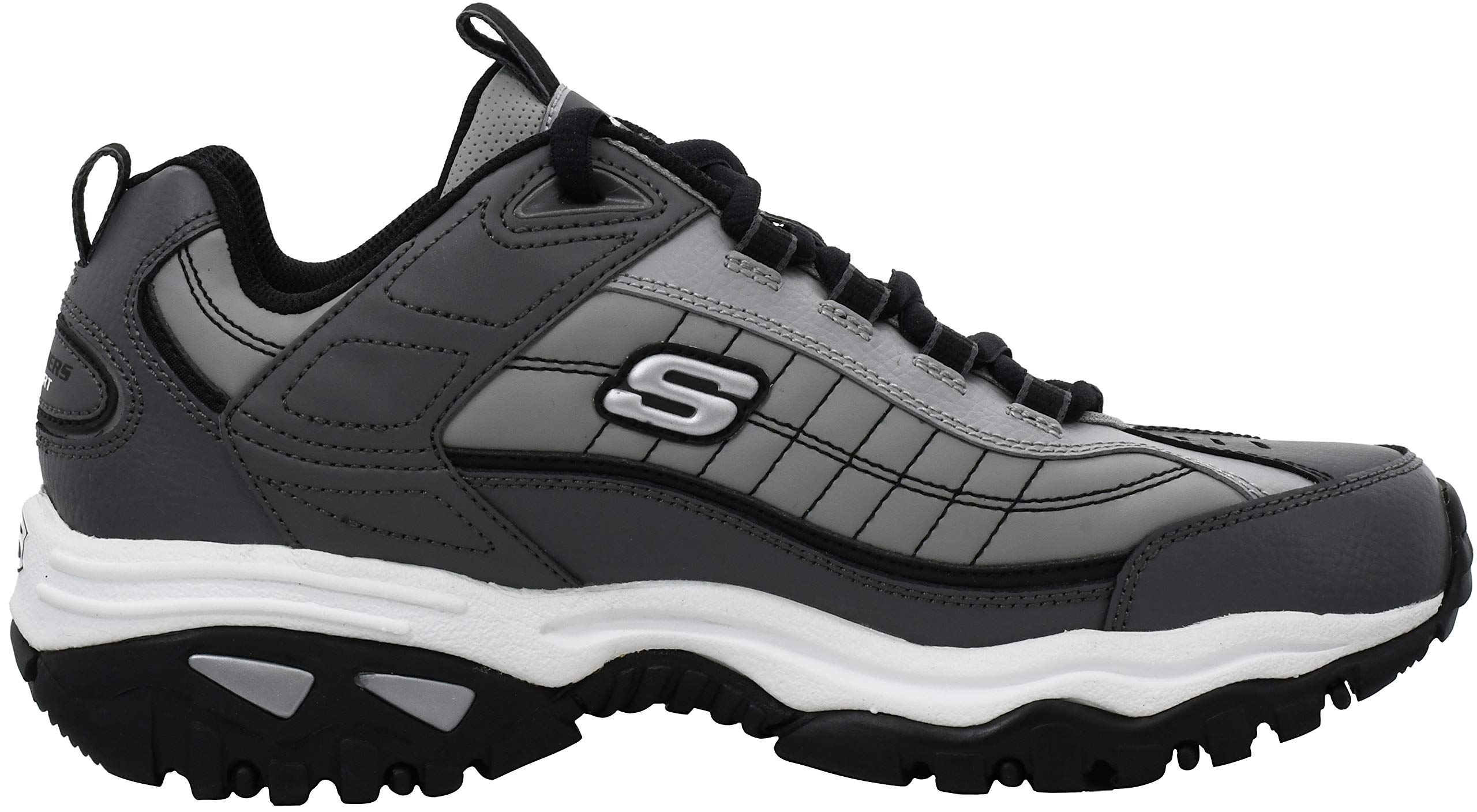 Skechers Mens Energy Afterburn Sneakers | Athletic Training Leather and Mesh Upper Cushioned Insole Traditional Lace-up Casual product thumbnail 9