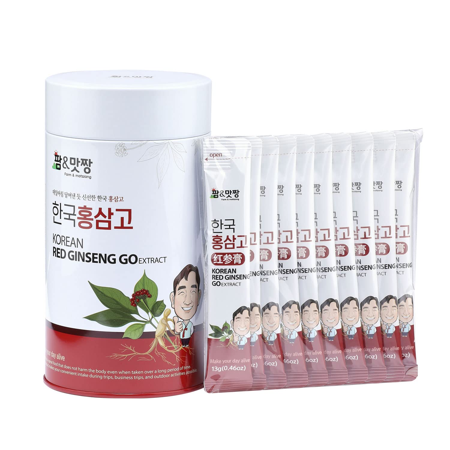 Buy Greeting Korea Red Ginseng Go 13g x 30 Pack, Korean Red Ginseng