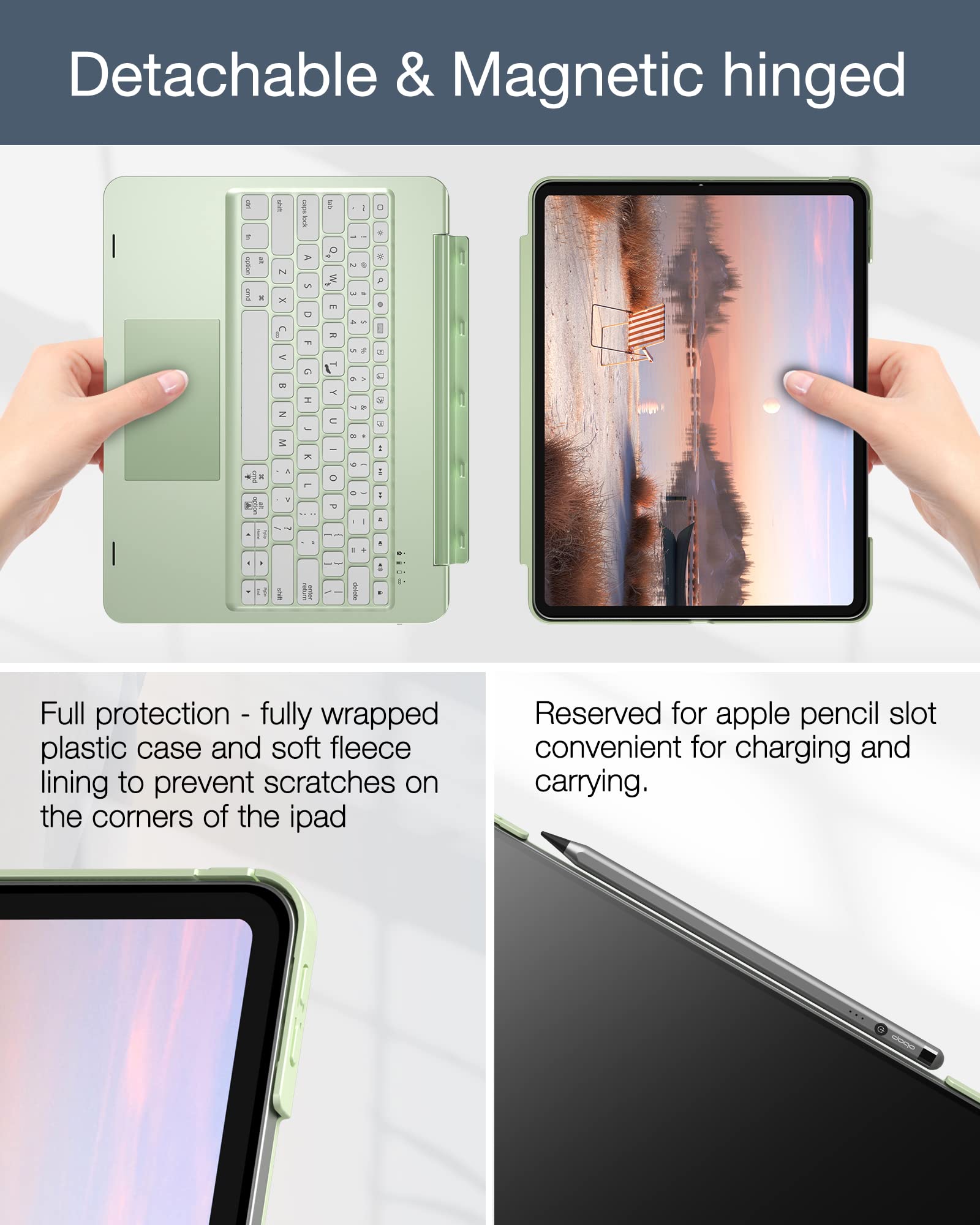 Amazon | doqo キーボードケース 12.9インチ iPad Pro 2020 第4世代