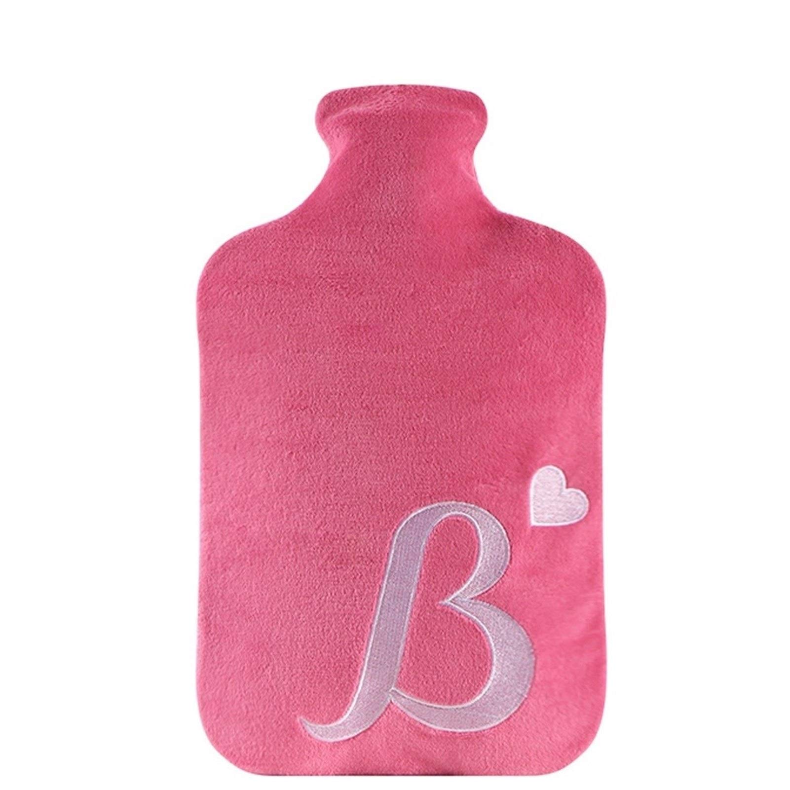 Botella Agua Caliente Botella de Agua Caliente con Cubierta de vellón Suave, Bolsa de Agua Caliente Duradera for compresa Caliente y Terapia de Calor, Adecuada for cumpleaños Botel