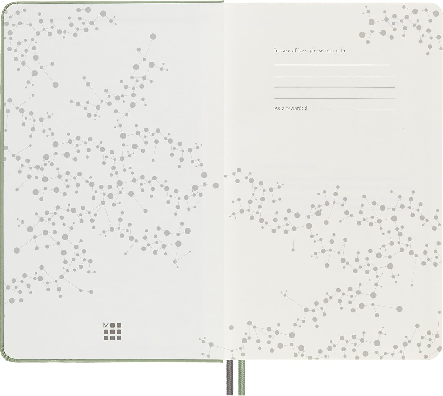 Moleskine Passion Journal, Wellness, Hard Cover, Large (5 x 8.25) Willow Green, 400 Pages