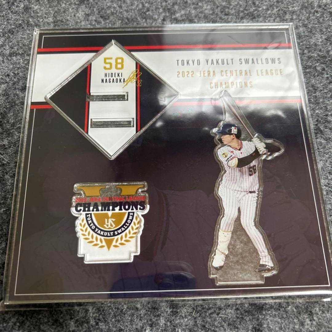 スノーブルー 東京ヤクルトスワローズ #58 長岡秀樹 選手 リーグ優勝