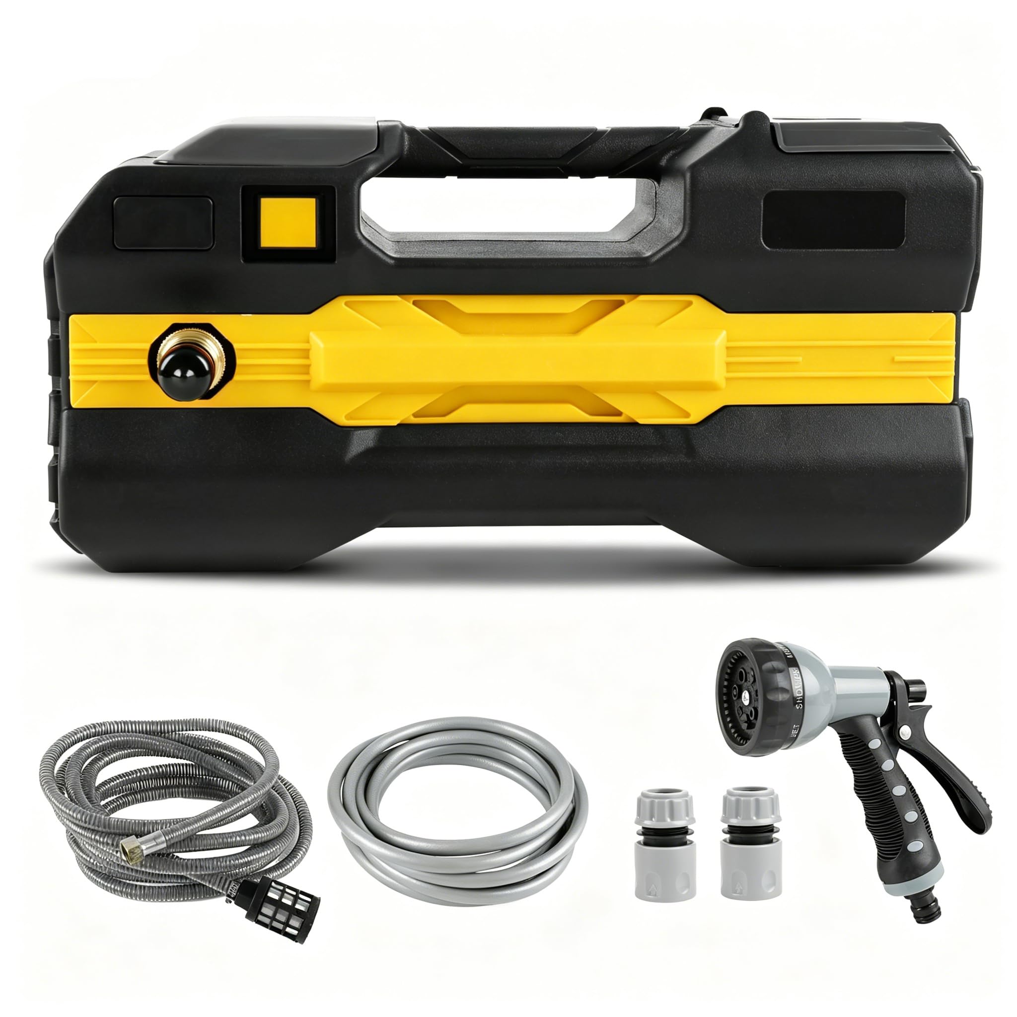 Bomba de agua compatible con batería DeWalt de 20 V, bomba eléctrica de jardín, bomba autocebante portátil inalámbrica para piscina de jardín, estanque, acuarios (solo herramienta, sin batería)
