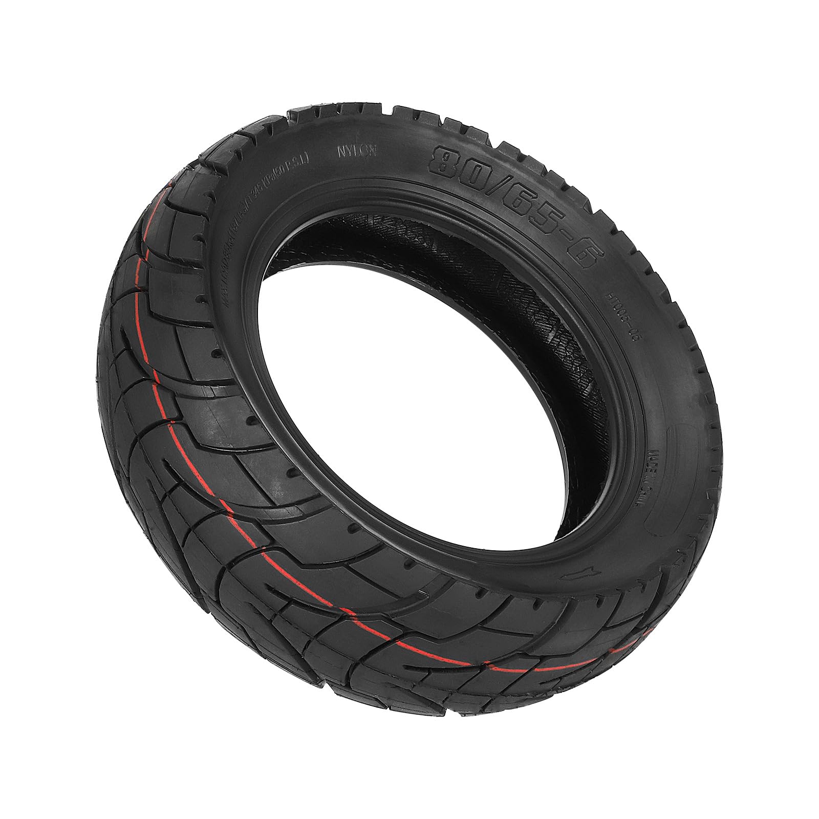 80/65-6 Pneu de route Épaissi de 10 pouces pour Kukirin G2 MAX, Kukirin G3 Pro, Kugoo M4/M4 Pro, Joyor S5 Roues de rechange pour trottinettes électriques