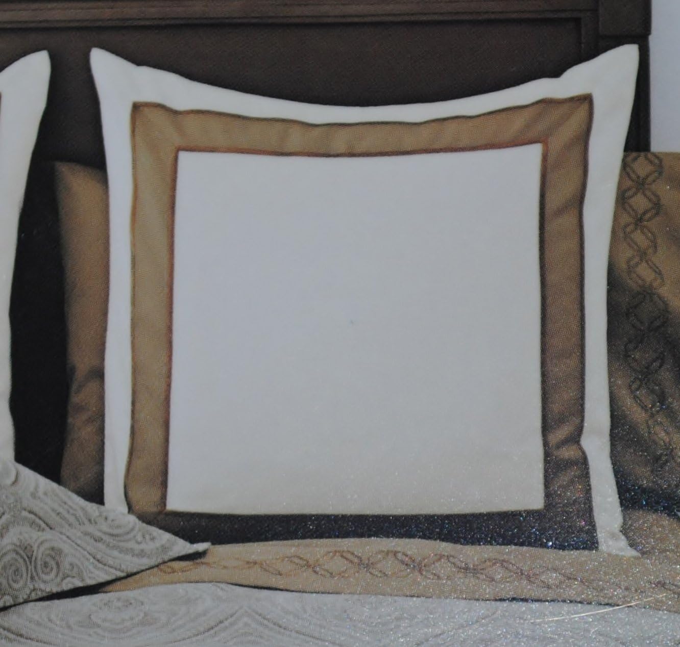 Fieldcrest Luxury Euro Pillow Sham 26" X 26" Supima Cotton