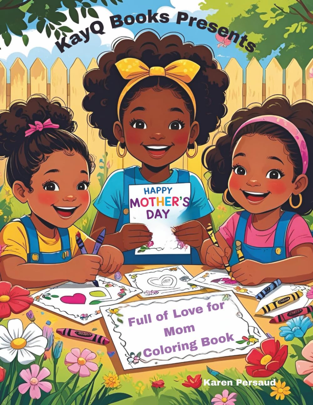 KayQ Books Presents: Full of Love for Mom Coloring Book (KayQ Coloring Books)