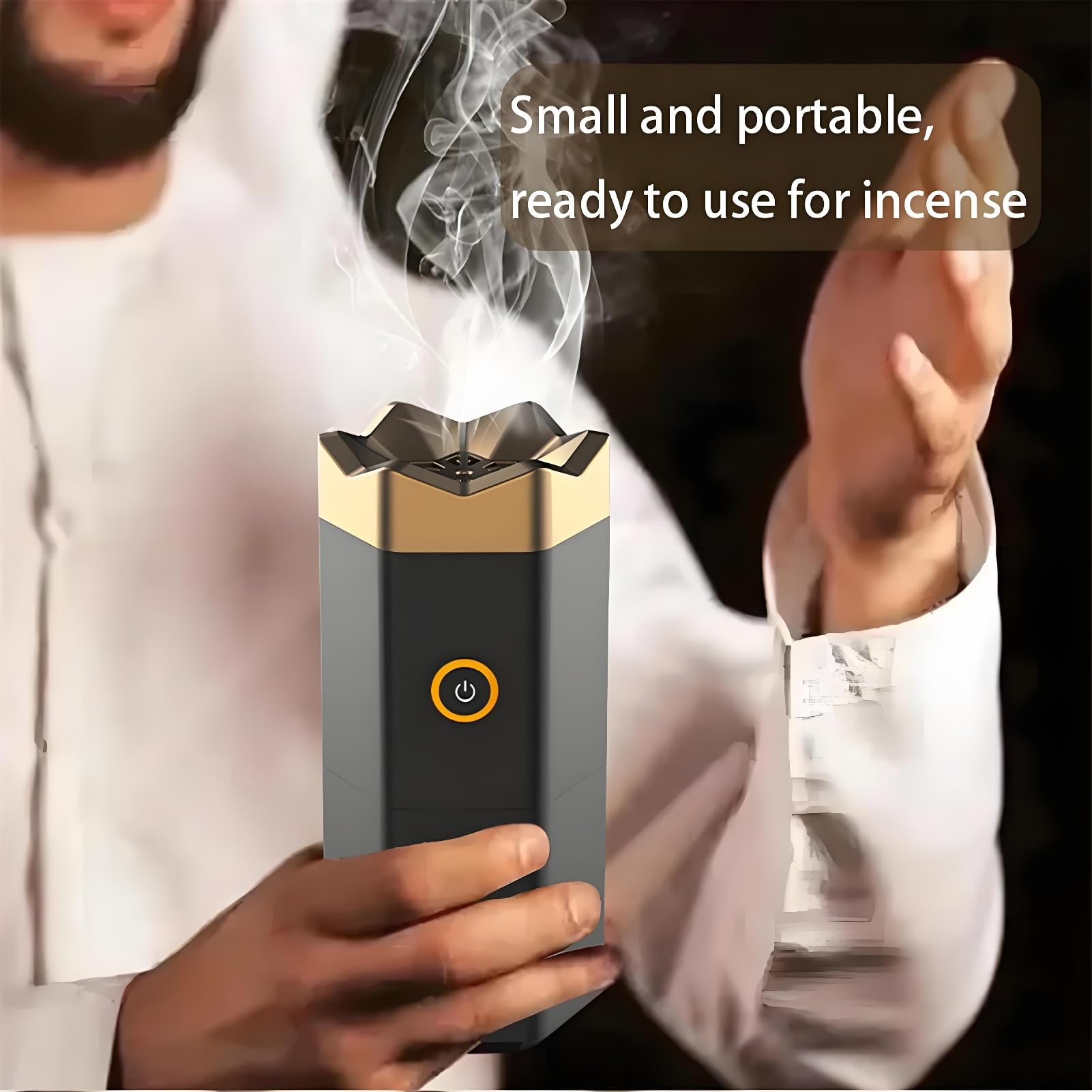 Amazon.com: Arabic Style Electric Bakhoor Burner 2025 Upgraded Portable  Ceramic Incense Diffuser with Type-C Charging, 3600mAh Battery Oud & Solid  Incense Warmer for Home, Car, Travel,C13 : Everything Else