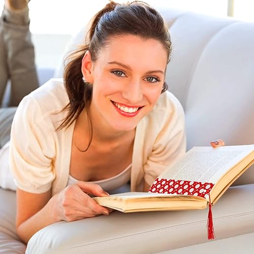 Miniatura 9 de 24 marcapáginas de fútbol con borlas, regalos para profesores, estudiantes, niños, aula, escuela, oficina, papelería, lectura, motivo, Navidad,