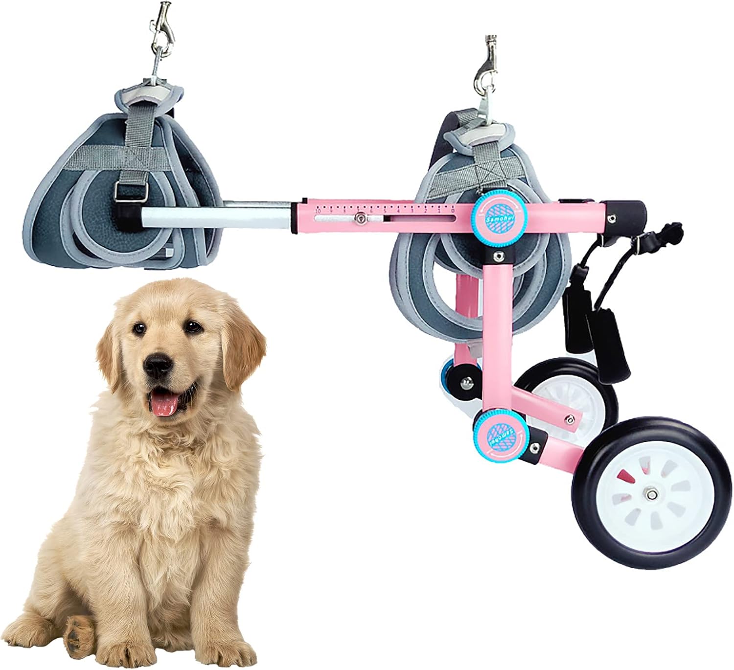 Springhall Adjustable Pet Wheelchair for Hind Legs