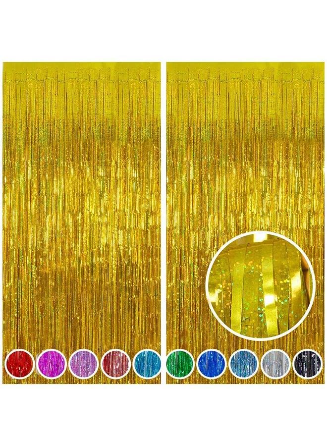 MissTiaraPack Of 2 Party Foil Curtains