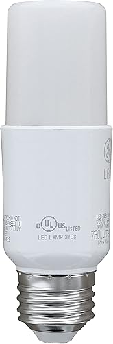 Miniatura 3 de GE Lighting 79368 - Bombilla LED Bright Stik de 10 vatios (reemplazo de 60 vatios), 760 lúmenes, no regulable, con base media, blanco suave, 1 caja