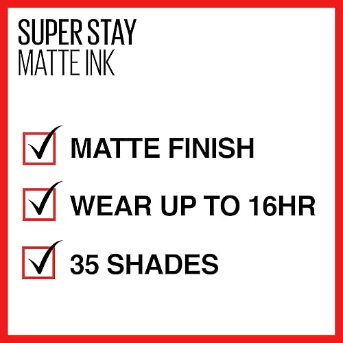 Miniatura 4 de Maybelline New York Super Stay Matte Ink - Lápiz labial líquido de larga duración, color de alto impacto, hasta 16 horas de uso, Dreamer, rosa