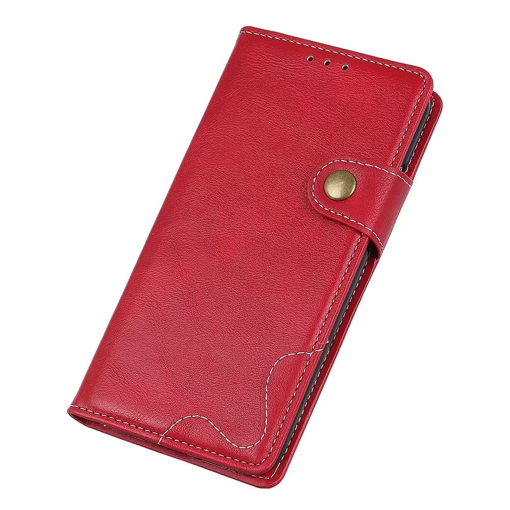 LIUZIHAN Coque Pour Xiaomi Poco M5s. Housse En Cuir Flip Case Portefeuille, Flip Coque Premium Avec Emplacement De Cartes, Coque Etui Pour Xiaomi Poco M5s. Rouge